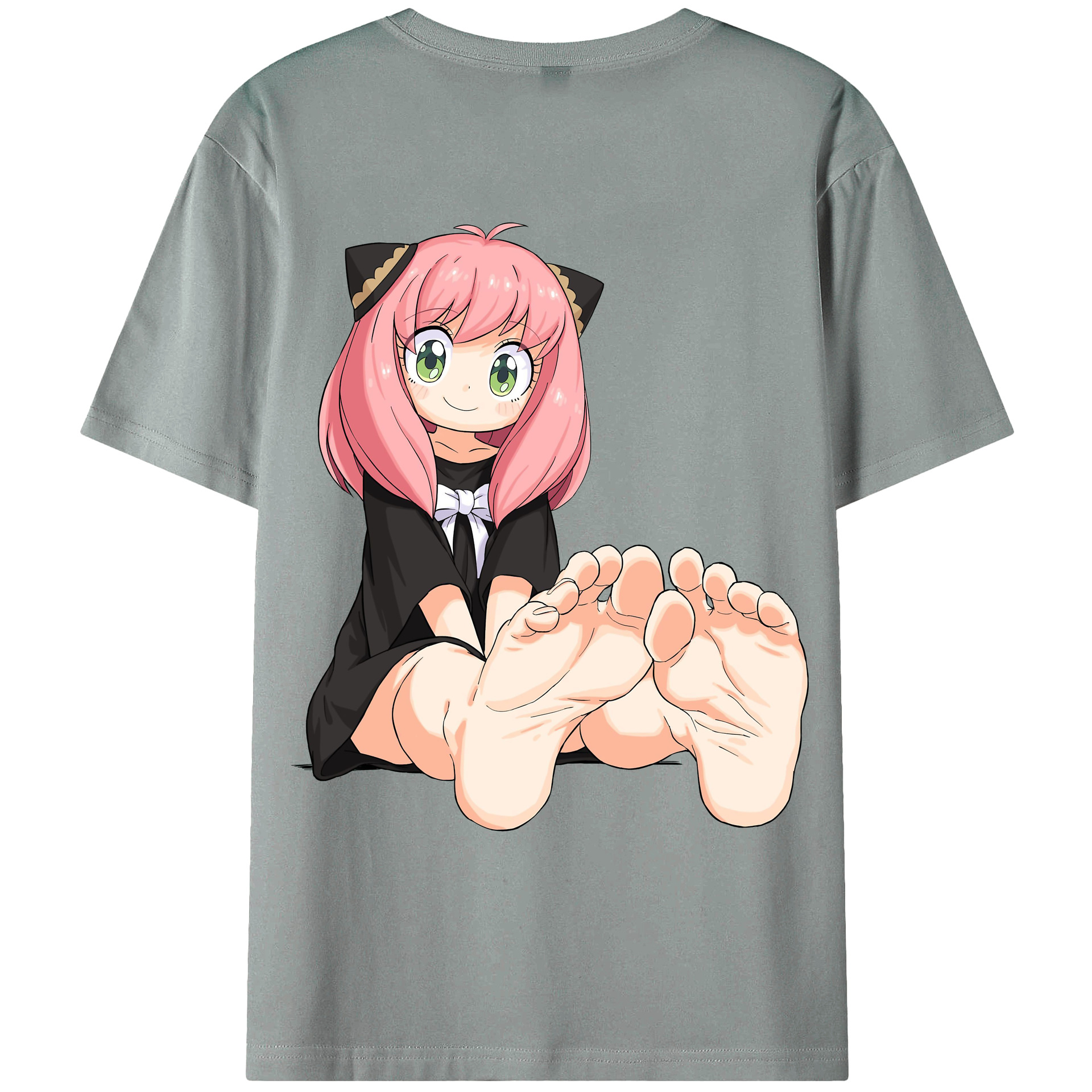 （画像用） SPY×FAMILY间谍家家酒 綿100％ メンズ半袖Tシャツ（バックプリント） 通気性